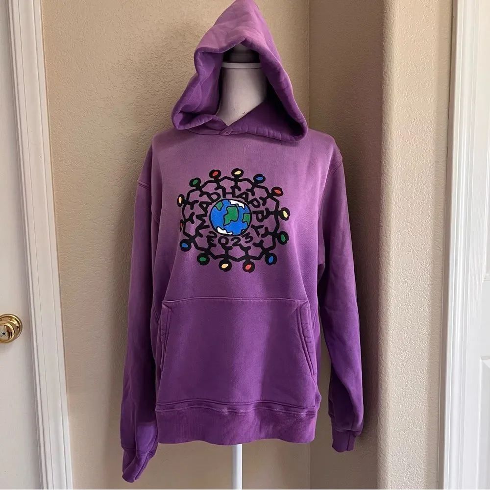 Madhappy Sixth Anniversary Capsule Hoodie Ombre Purple Medium EUC